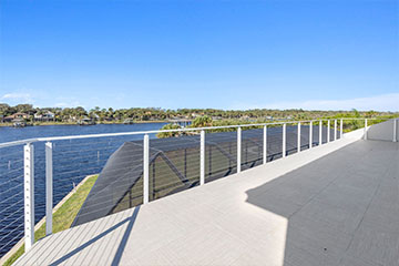 Rear deck - Custom Home in Flagler Beach, Florida